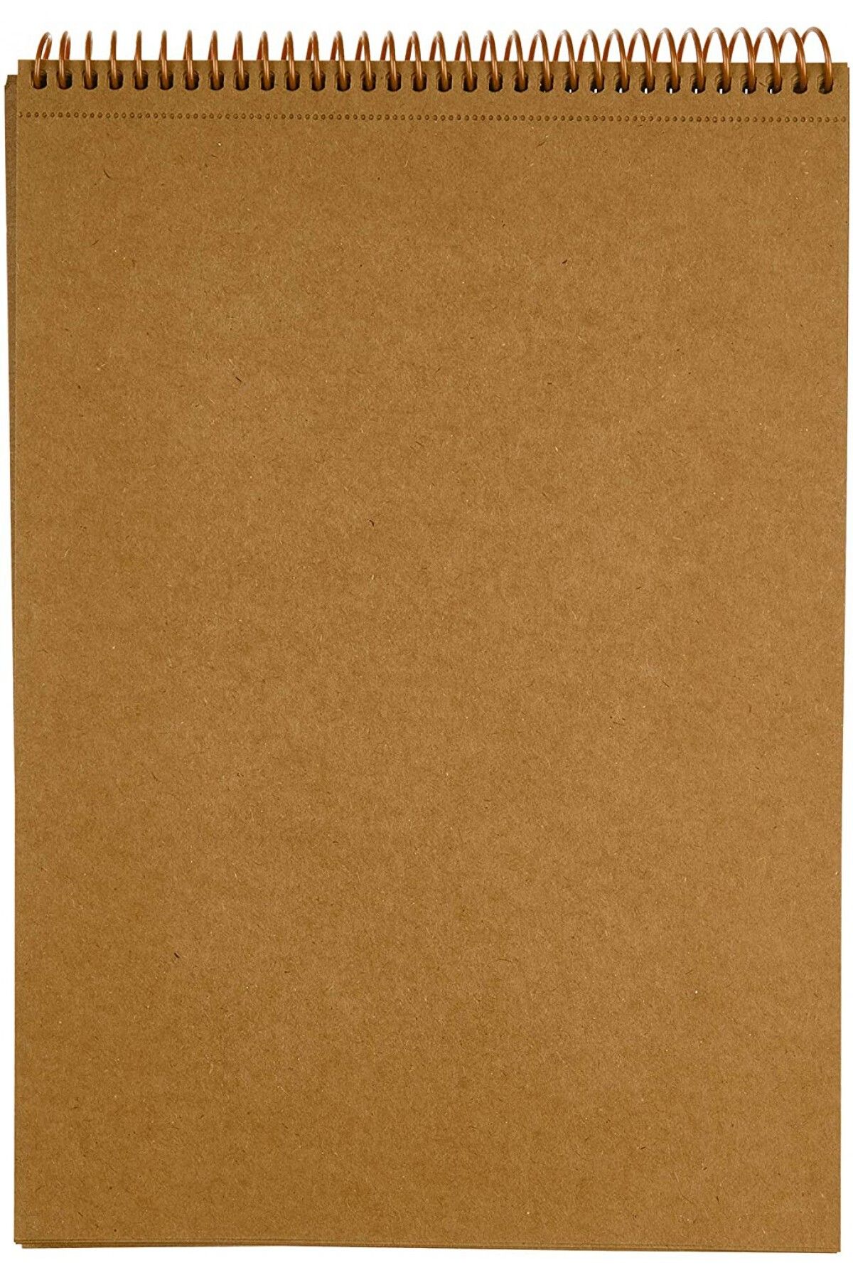 Alex Schoeller-Bloc de schițe Kraft A5 spiralat de sus și lateral 90 Gr. 60 Yp.kraft Notebook 2