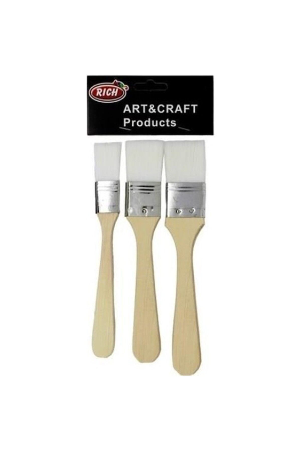 Rich-Eco 3-Piece Synthetic Tip Floor Brush Set - White 1