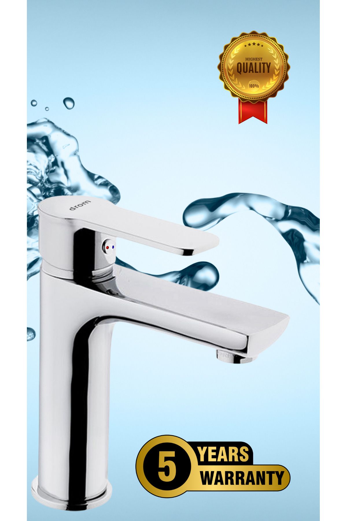 NAVEX Drom Aurora Krom Lavabo Bataryası