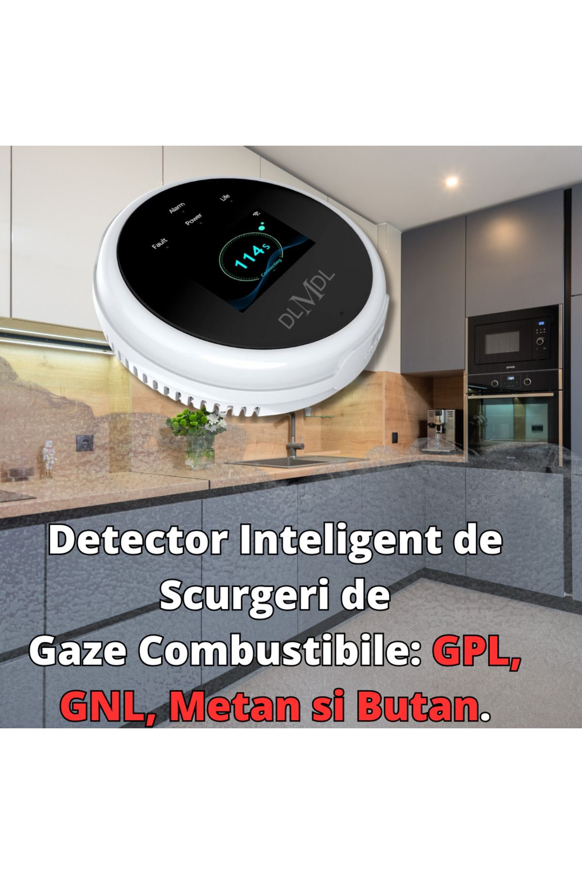 DLMDL-Smart Gas Leak Detector with WiFi and LCD Display 6