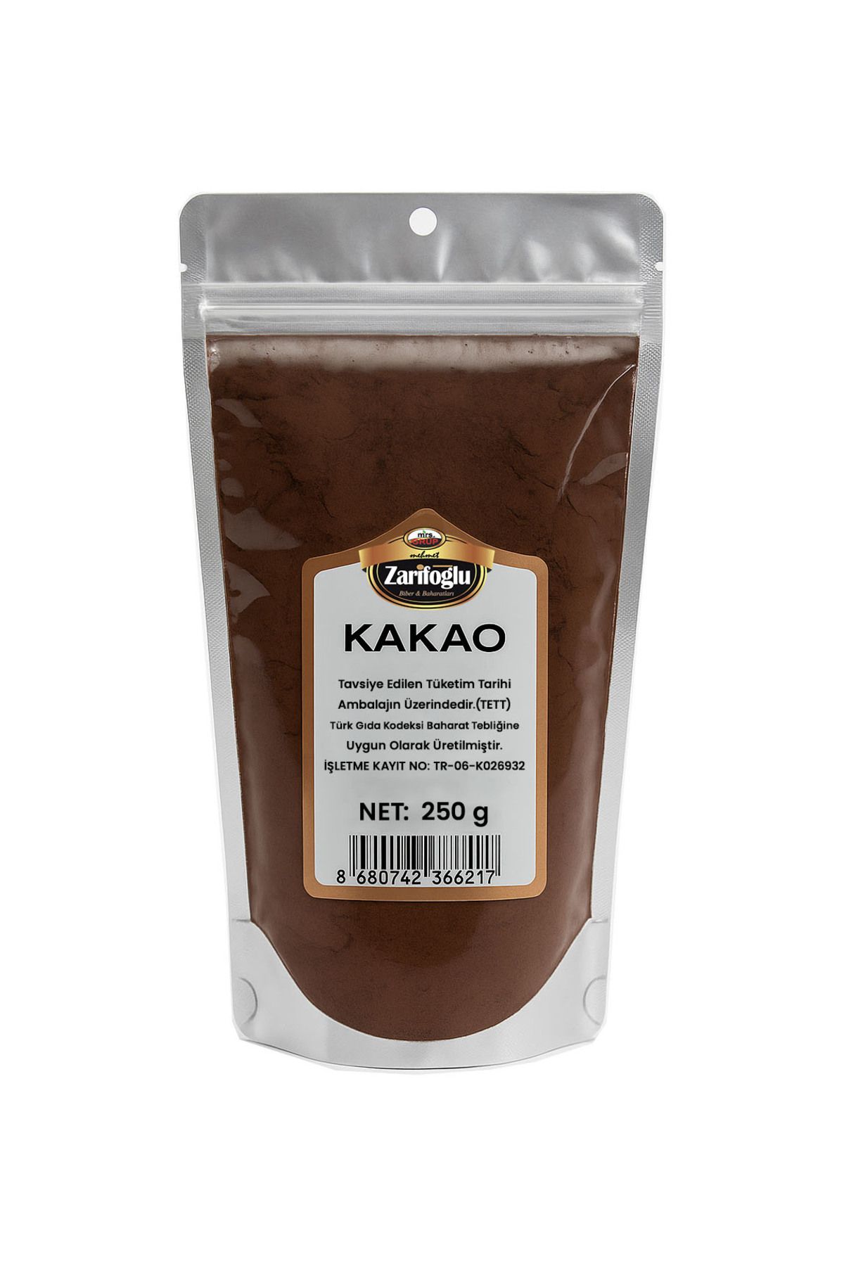 Zarifoğlu Kakao 250 gr
