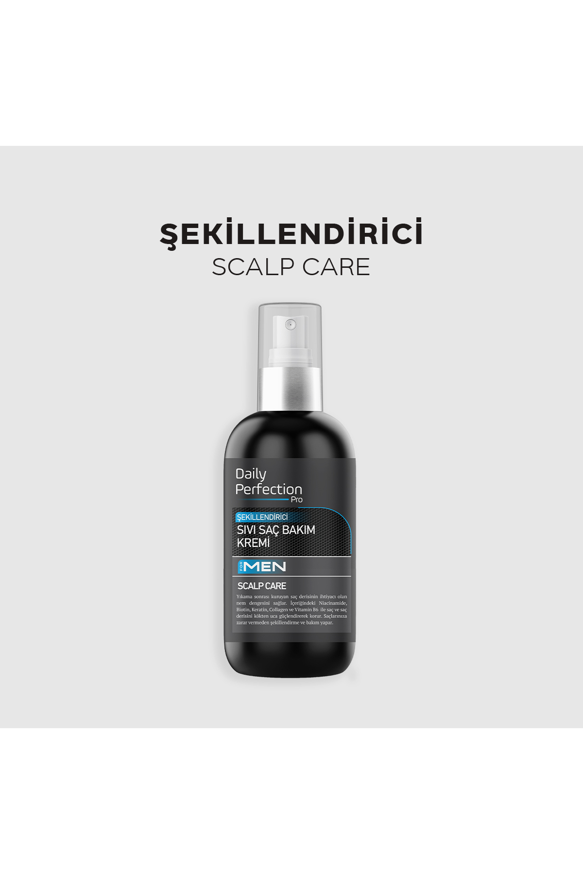 Dp Daily Perfection Şekillendirici Sıvı Saç Bakım Kremi Scalp Care For Men 200 ml — AK-14 — تصویر 4 از 4