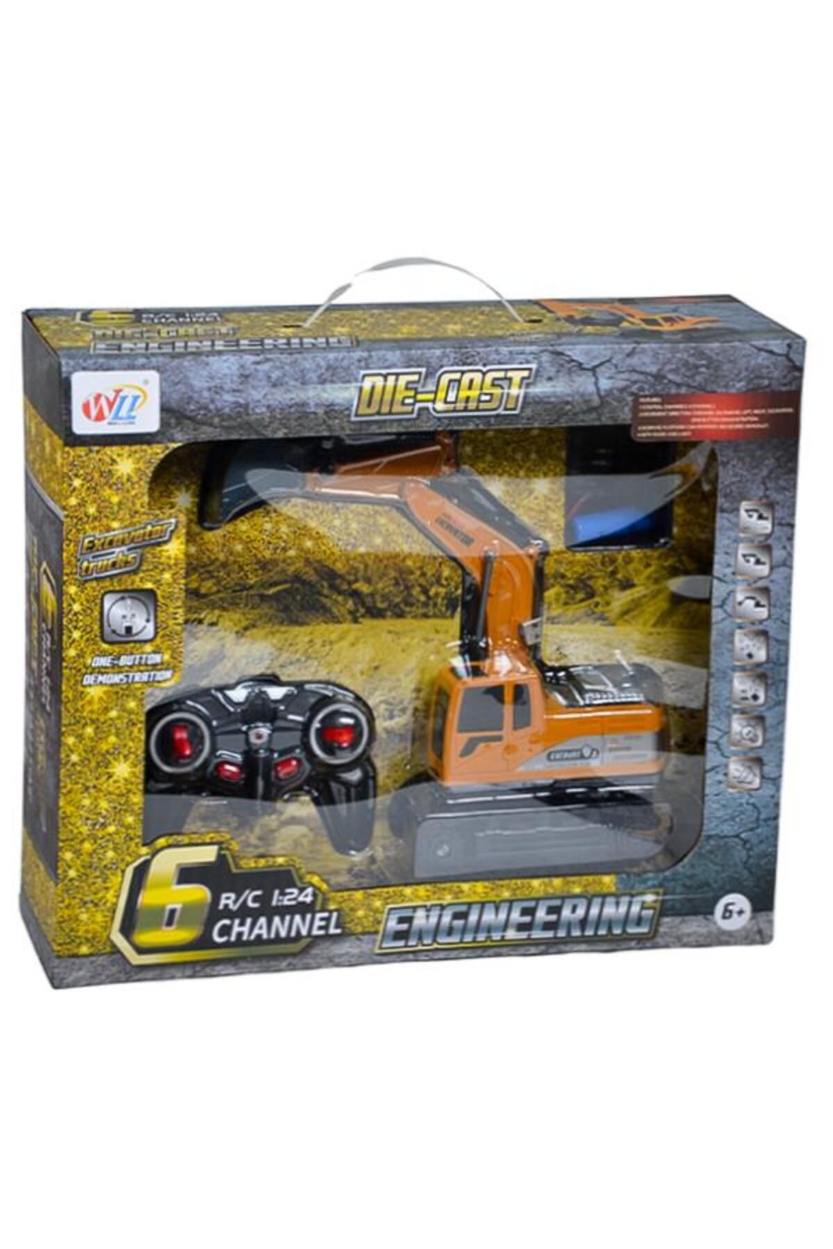 Pasifik Toys WLL Uzaktan Kumandalı 1:24 Ölçekli Paletli Kepçe 680A2