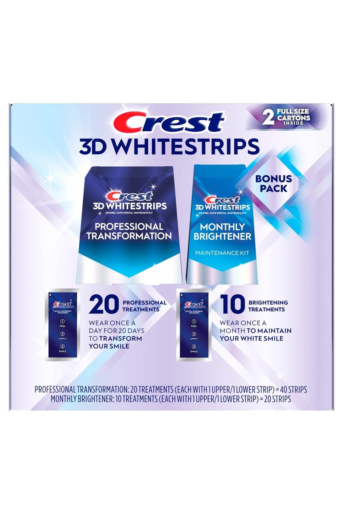 CREST 3d Whitestrips Professional Brightening Set
