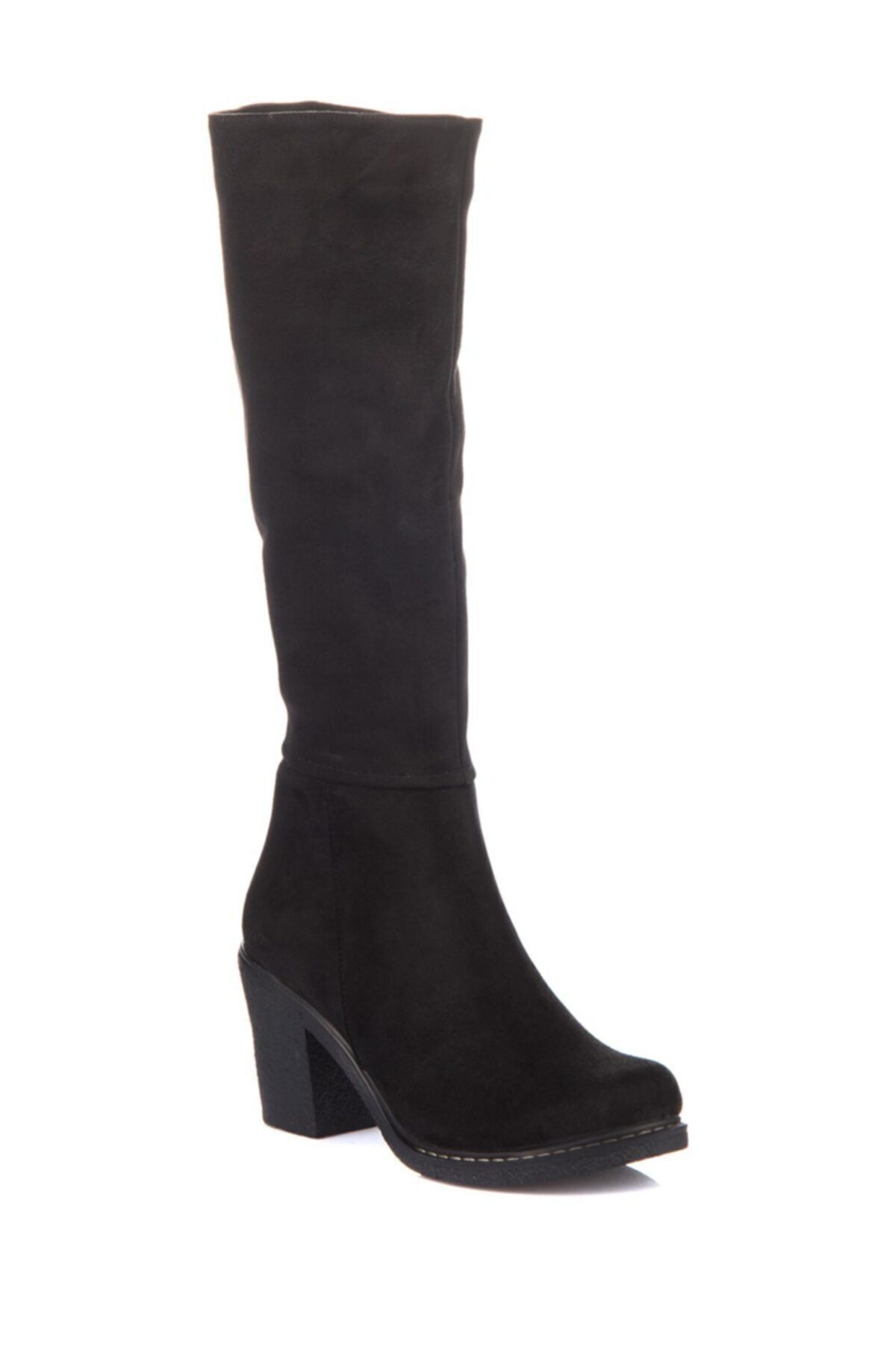 Fox Shoes-Μαύρα γυναικεία μποτάκια C674250302 3