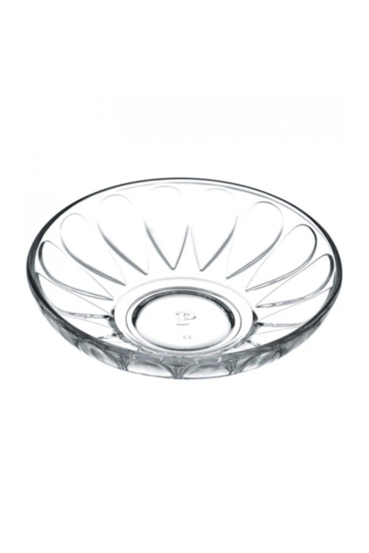 Paşabahçe-6-Piece Engraved Glass Tea Plate P54451 4