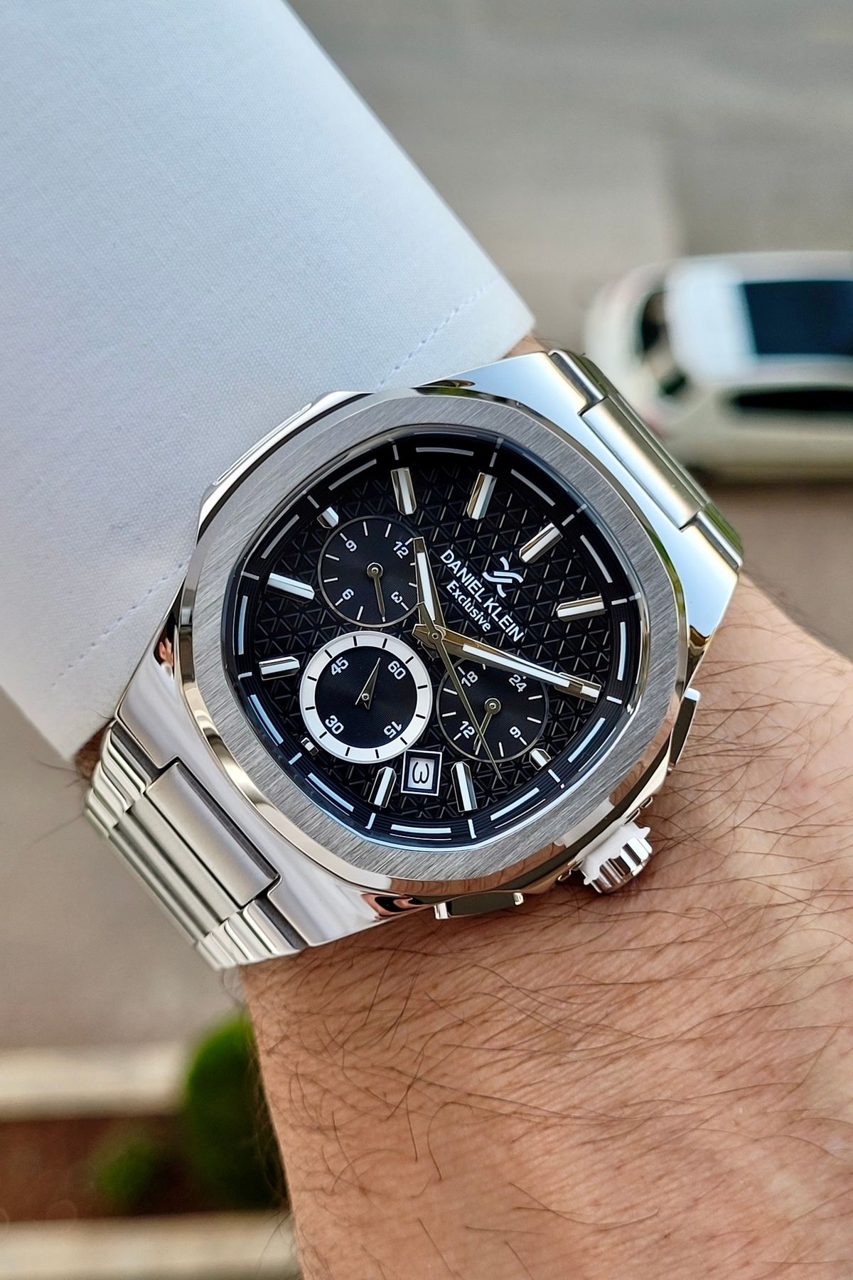 Daniel Klein Kadranı Siyah Kordonu Silver Renk 24 Ay Garantili Fonksiyonları Aktif Erkek Kol Saati