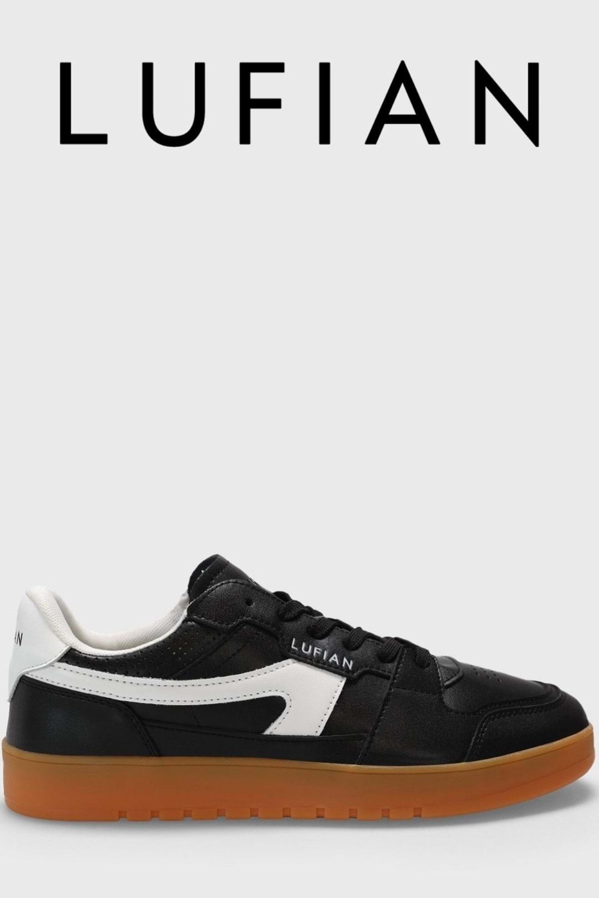 Lufian 111230256 Jake Sneaker Erkek Deri Ayakkabı Siyah
