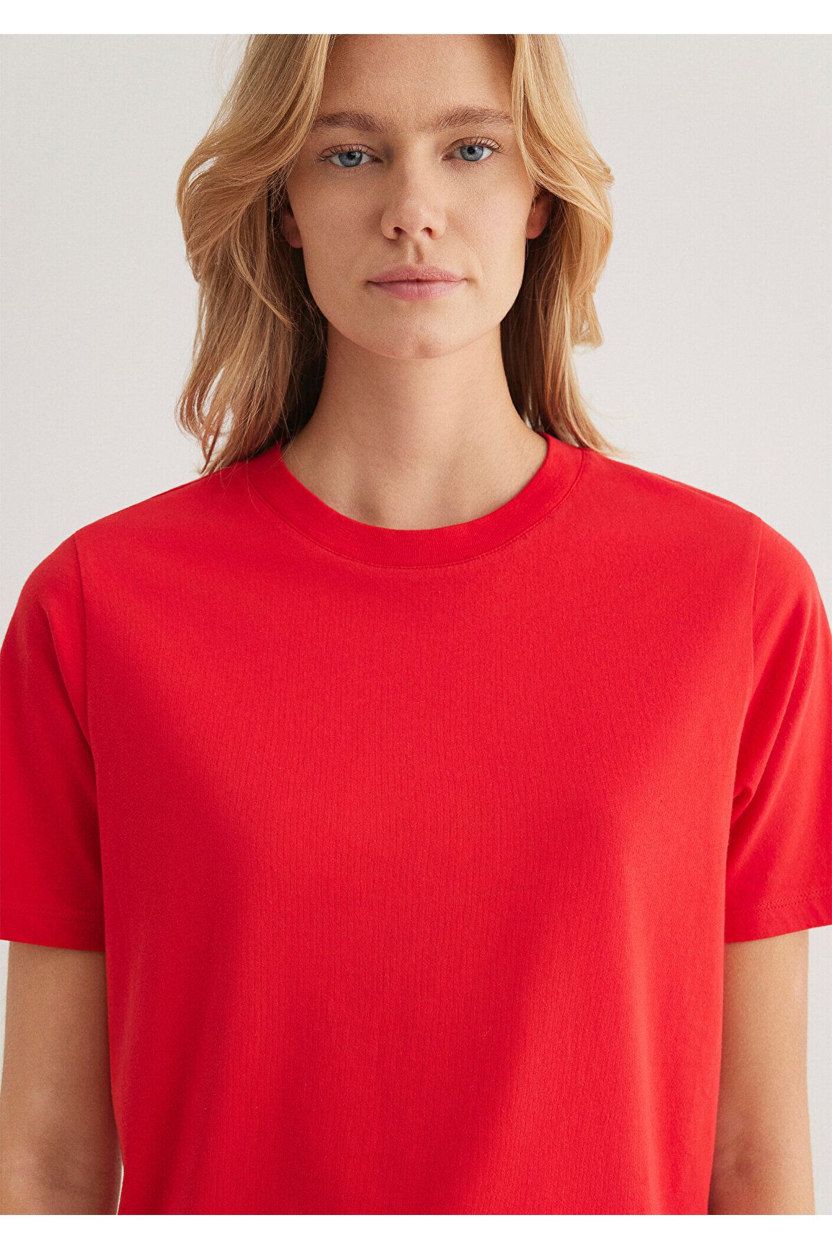 Mavi-Red Basic T-Shirt Regular Fit / Regular Fit 1600955 -70467 5