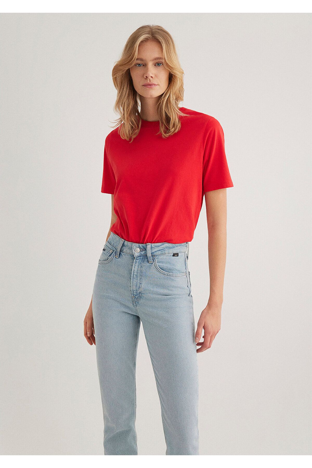 Mavi-Red Basic T-Shirt Regular Fit / Regular Fit 1600955 -70467 2