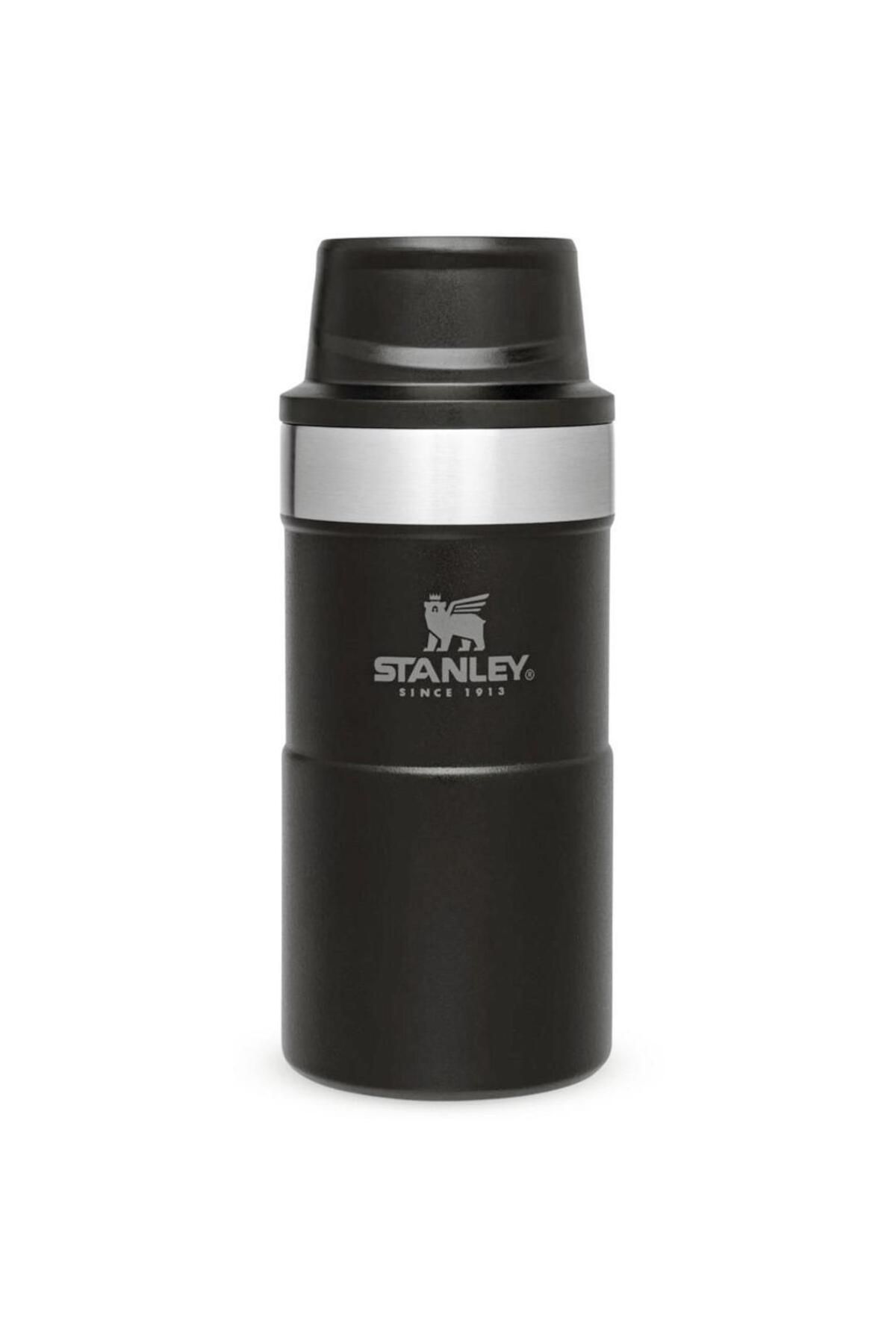 Stanley-Black Matte 0.25L Classic Trigger Action Thermos 1