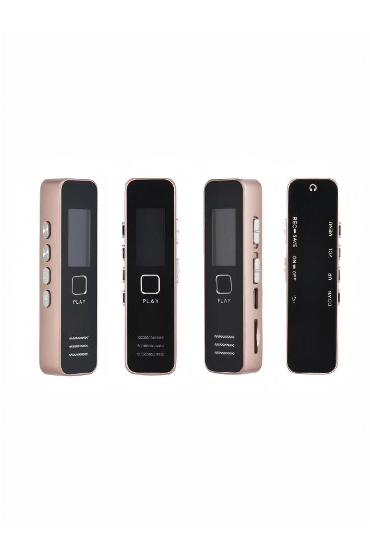 Generic-Digital Voice Recorder Audio Dictaphone MP3 Player USB Flash Disk for Meeting EABC21 Gold 5
