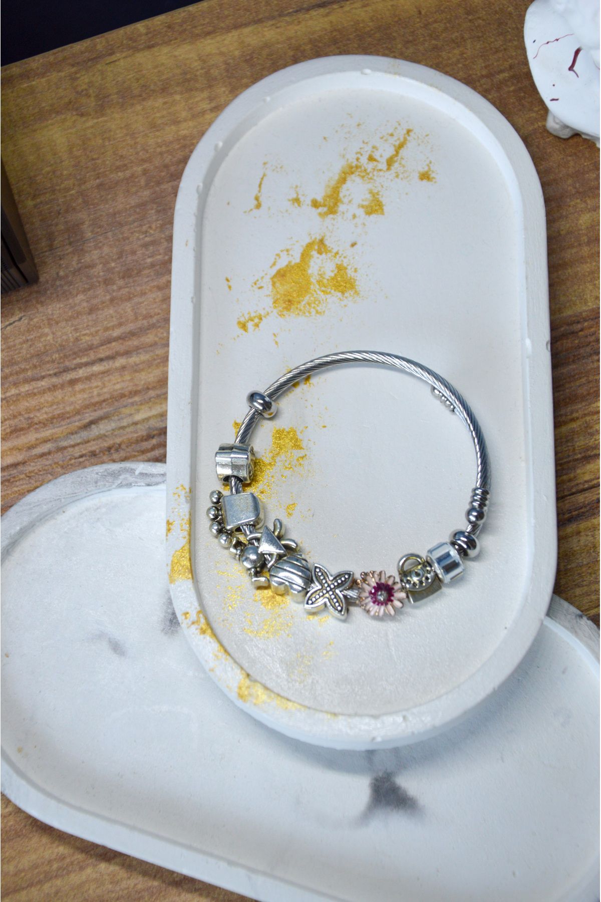 Nova and co Çelik Charm Bileklik