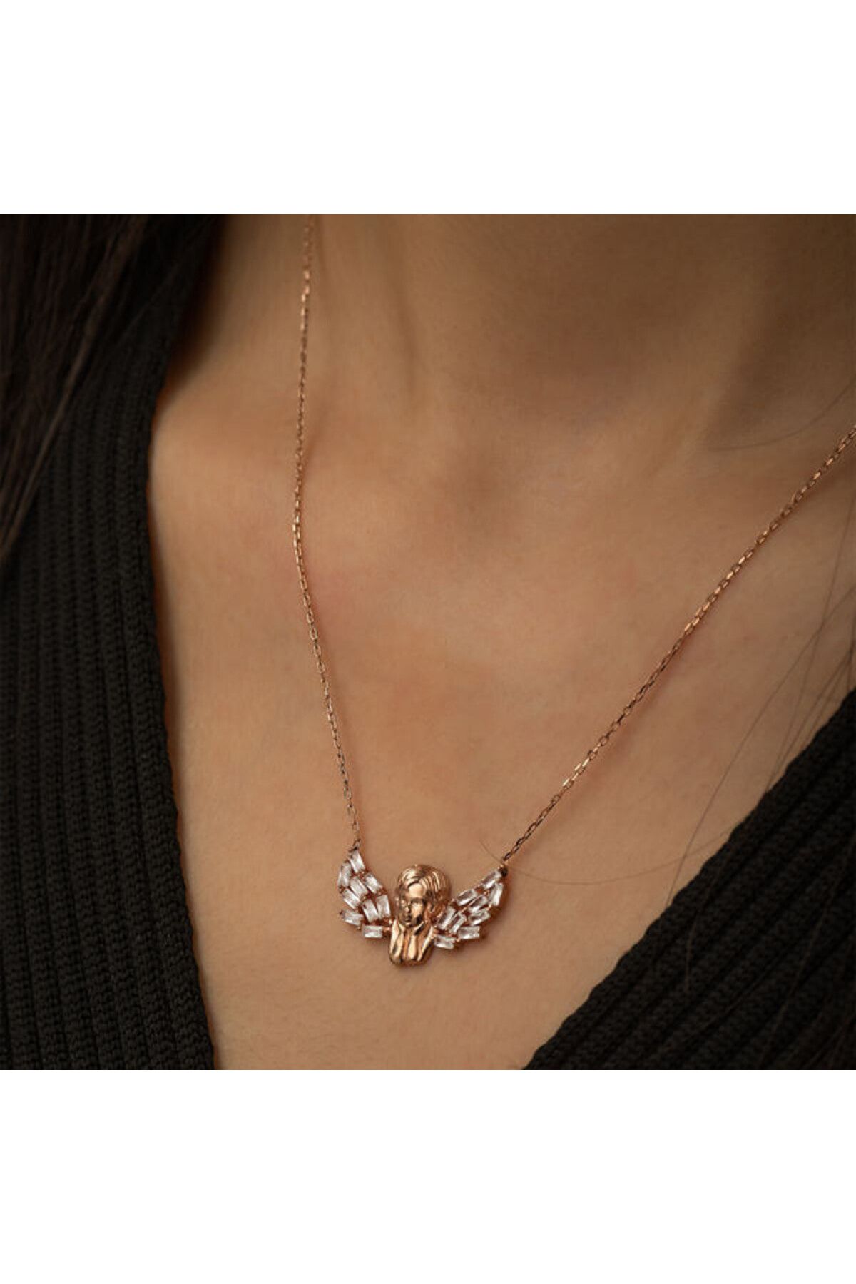 shop Melek 925 Ayar Gümüş Kolye