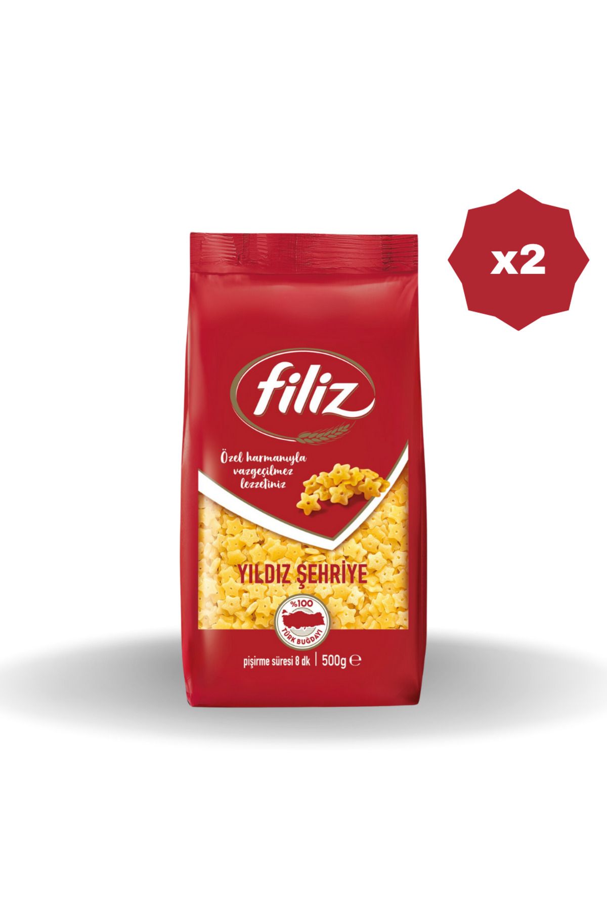 FİLİZ YILDIZ ŞEHRİYE MAKARNA 500 GR - (2 ADET)