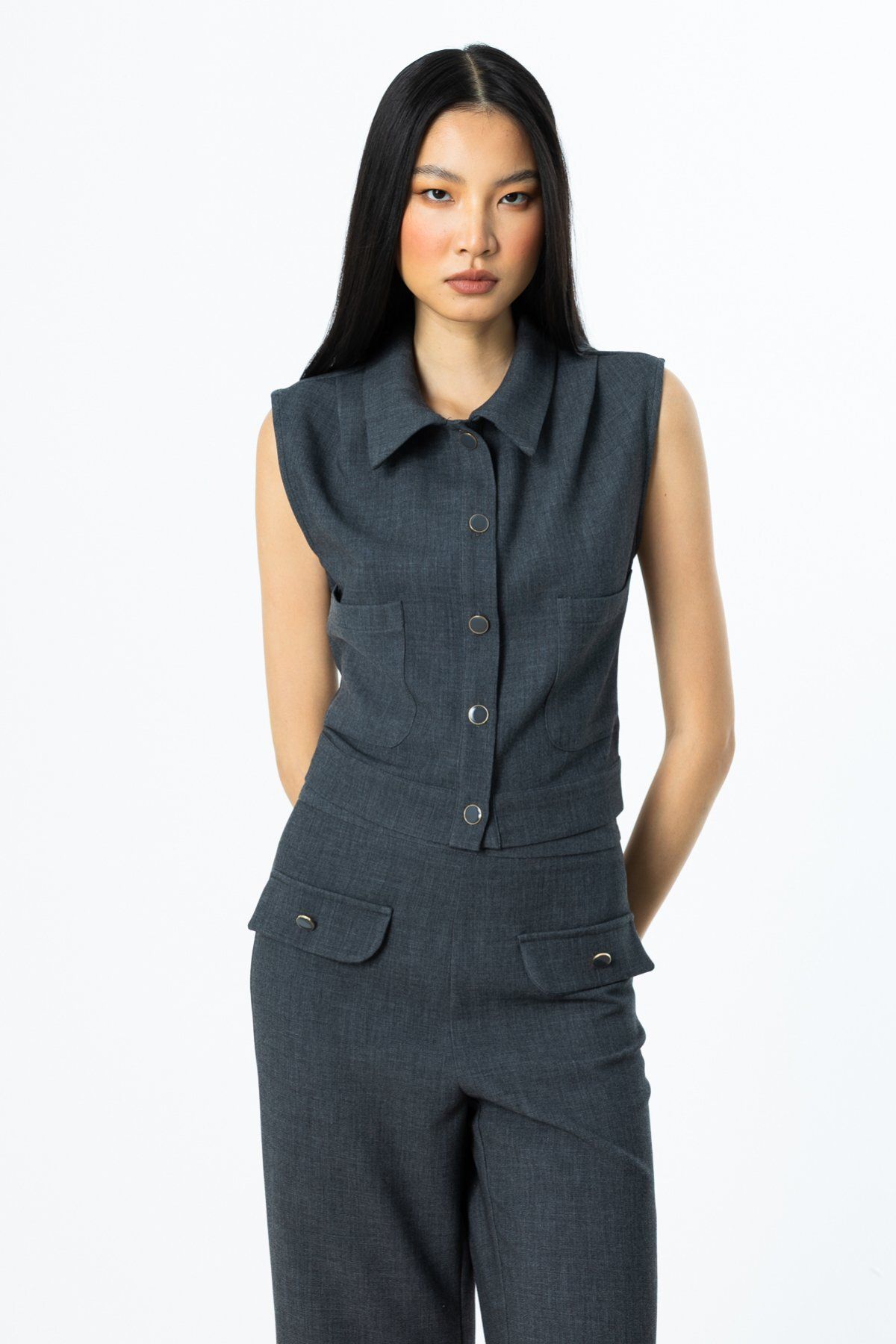ON Torba Cepli Crop Yelek