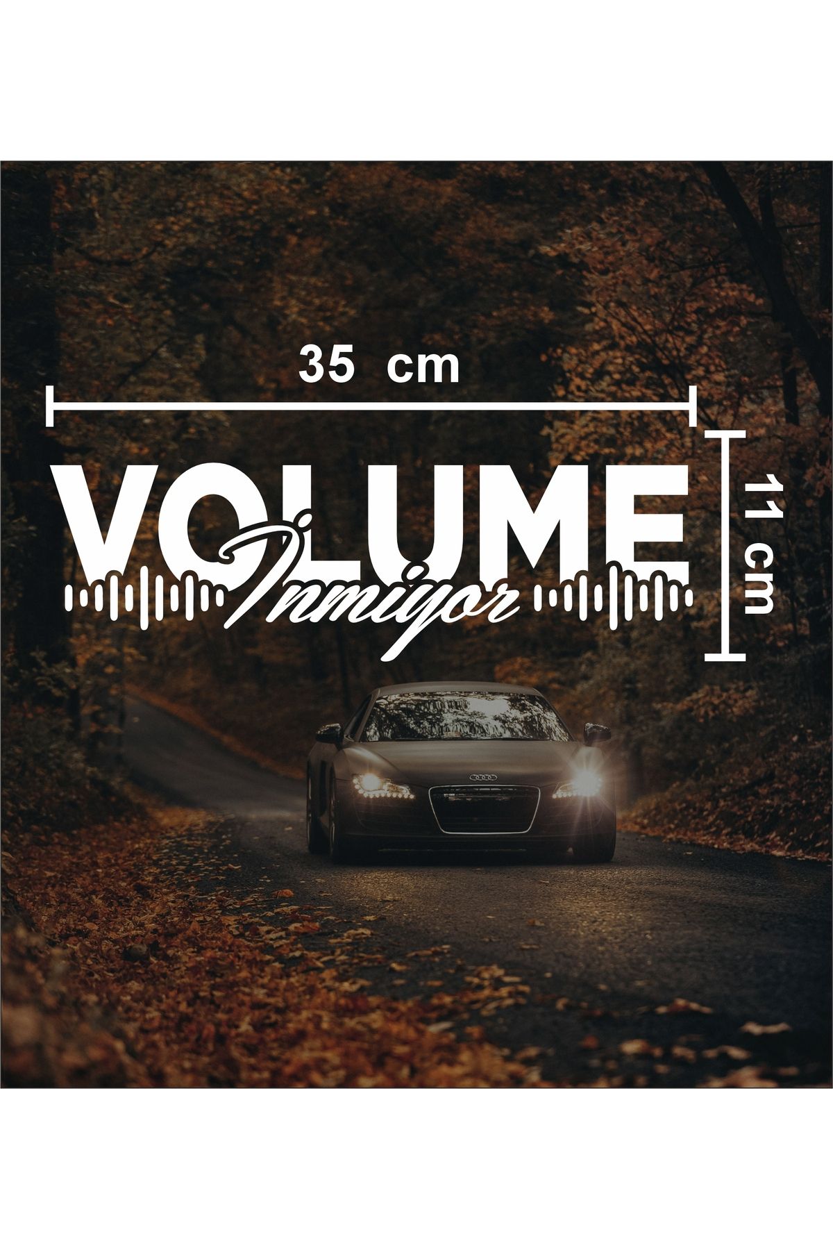 sticker "VOLUME İnmiyor" Sticker - Cam & Kaporta