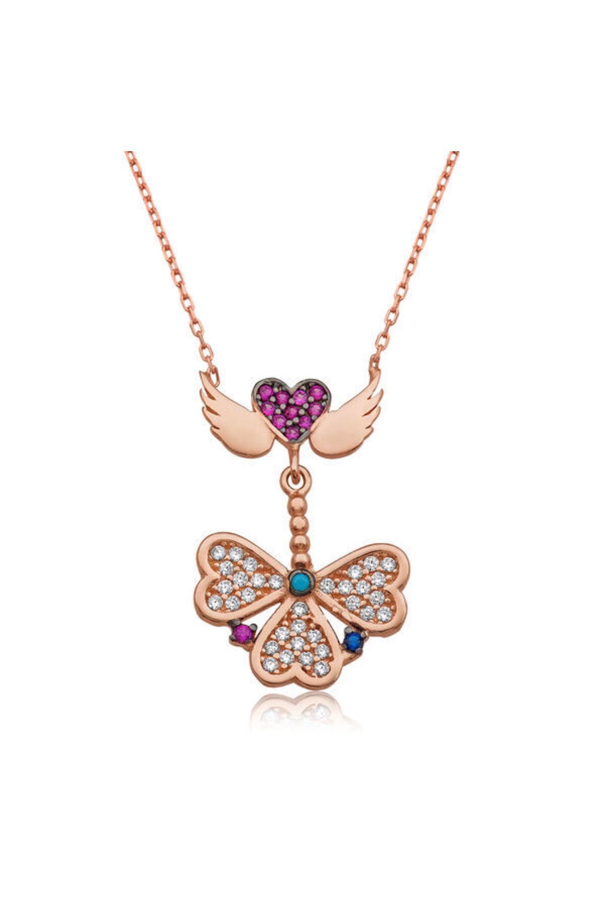 shop Yonca Melek Kanadı 925 Ayar Gümüş Kolye