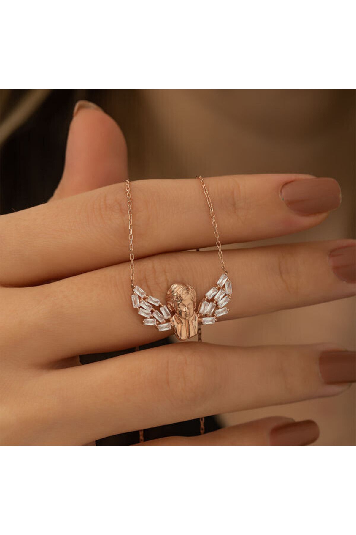shop Melek 925 Ayar Gümüş Kolye