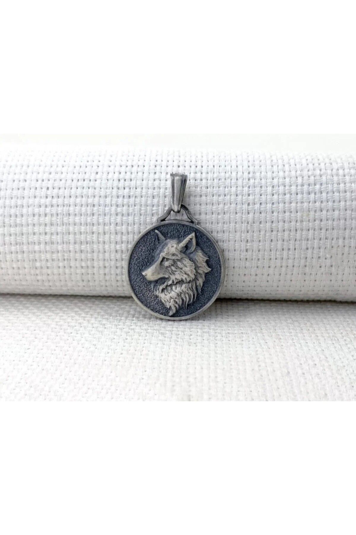 shop Kurt Kafası Üç Boyutlu 925 Ayar Gümüş Erkek Kolye Ucu
