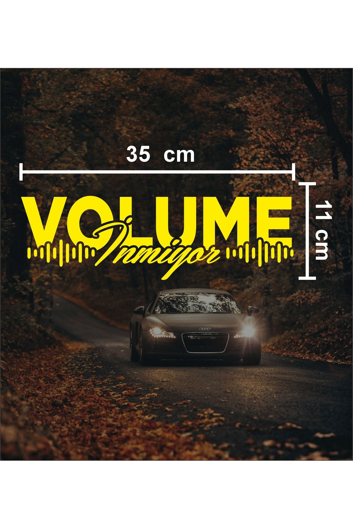 sticker "VOLUME İnmiyor" Sticker - Cam & Kaporta