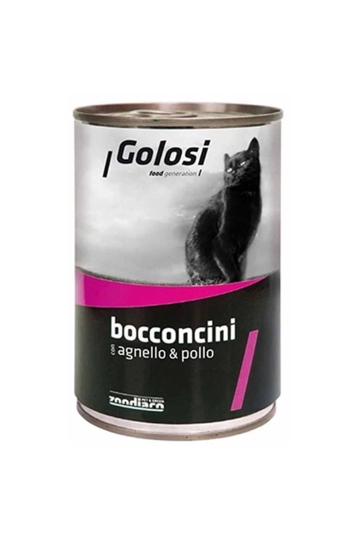 thebestnzm Golosi Kuzu Etli Tavuklu Yetişkin Konserve Kedi Maması 400 Gr