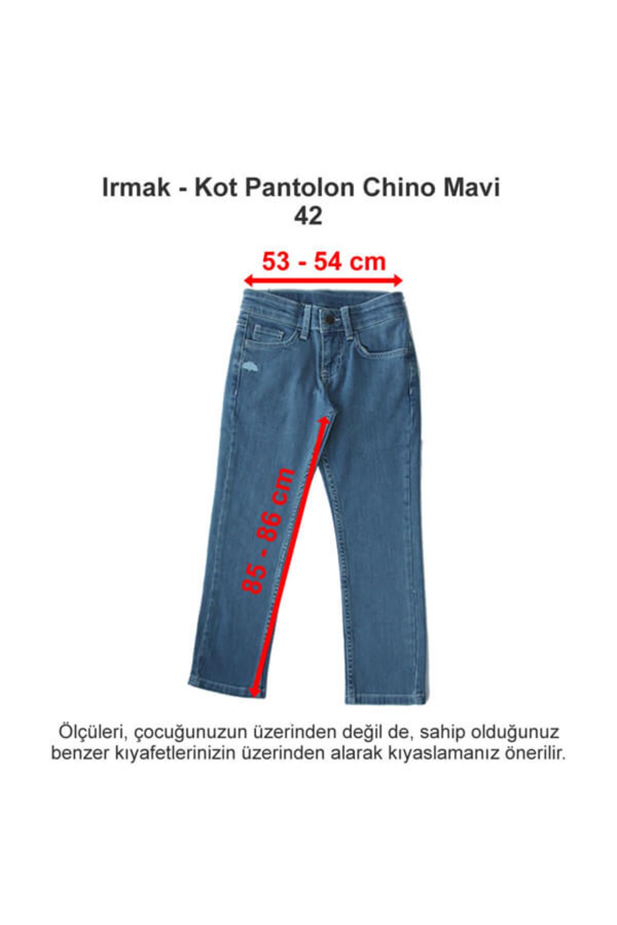 Irmak Okulları Kot Pantolon Chino Mavi 42