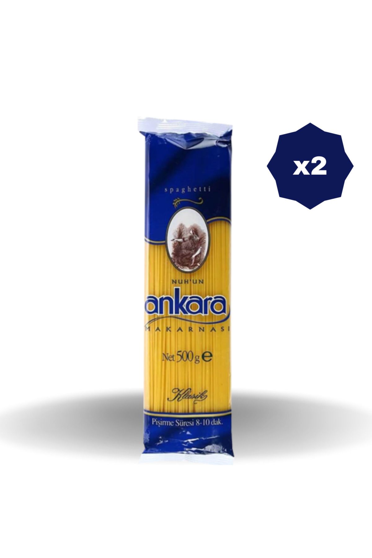 Nuh'un Ankara SPAGETTİ MAKARNA 500 GR - (2 ADET)