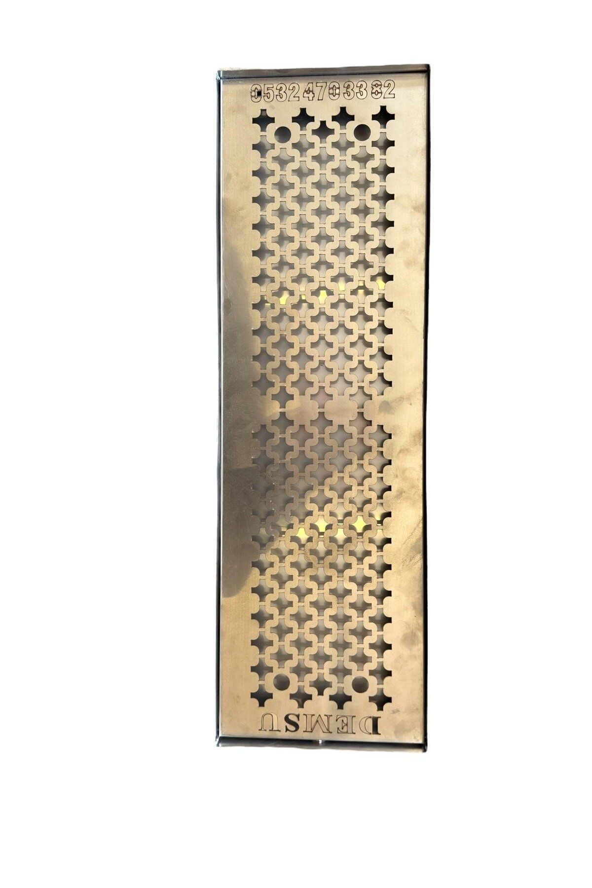 DEMSU 430 Krom 4 Demlikli Çay Kazanı Damlalığı 18 x 100 Cm