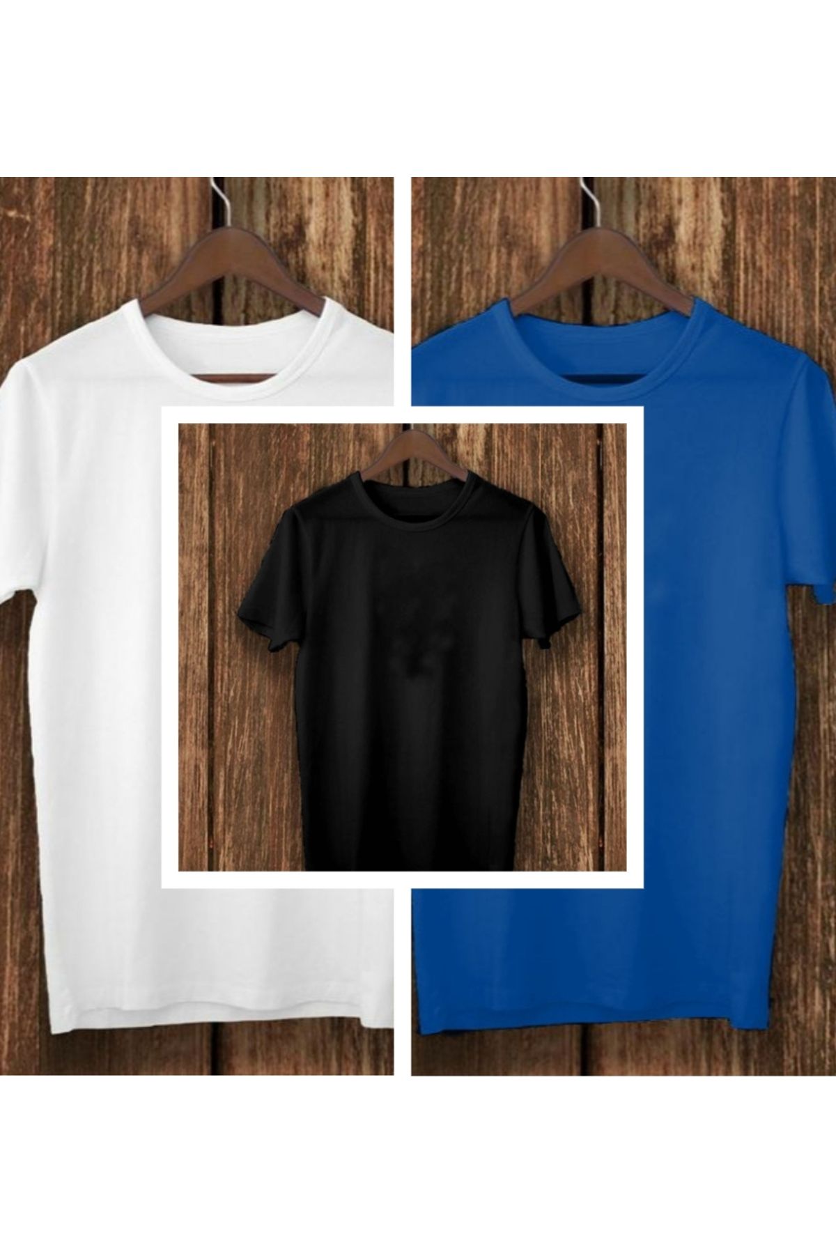 THE WHITE Kadın 3-lü Rahat Kesim T-Shirt