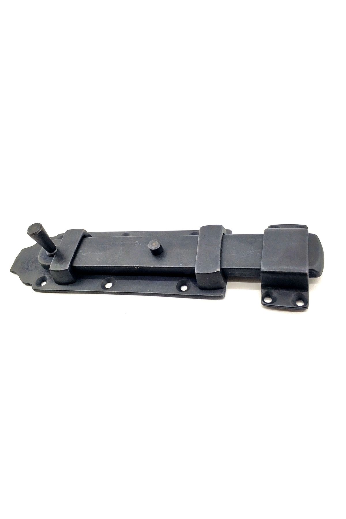 Nemere Antika Tarz Dekoratif Pirinç Yassı Kapı Sürgüsü - 55x215 mm, Oksit