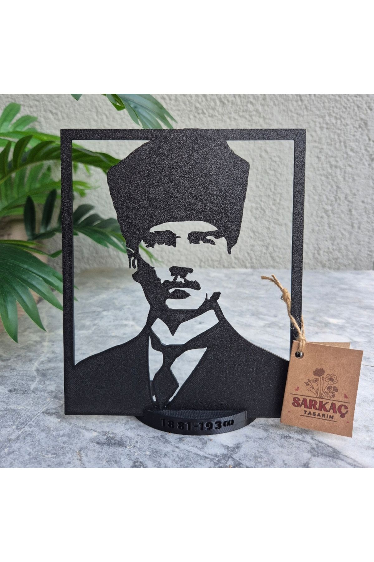 Sarkaç Tasarım Mustafa Kemal Atatürk Stand 3d-portre