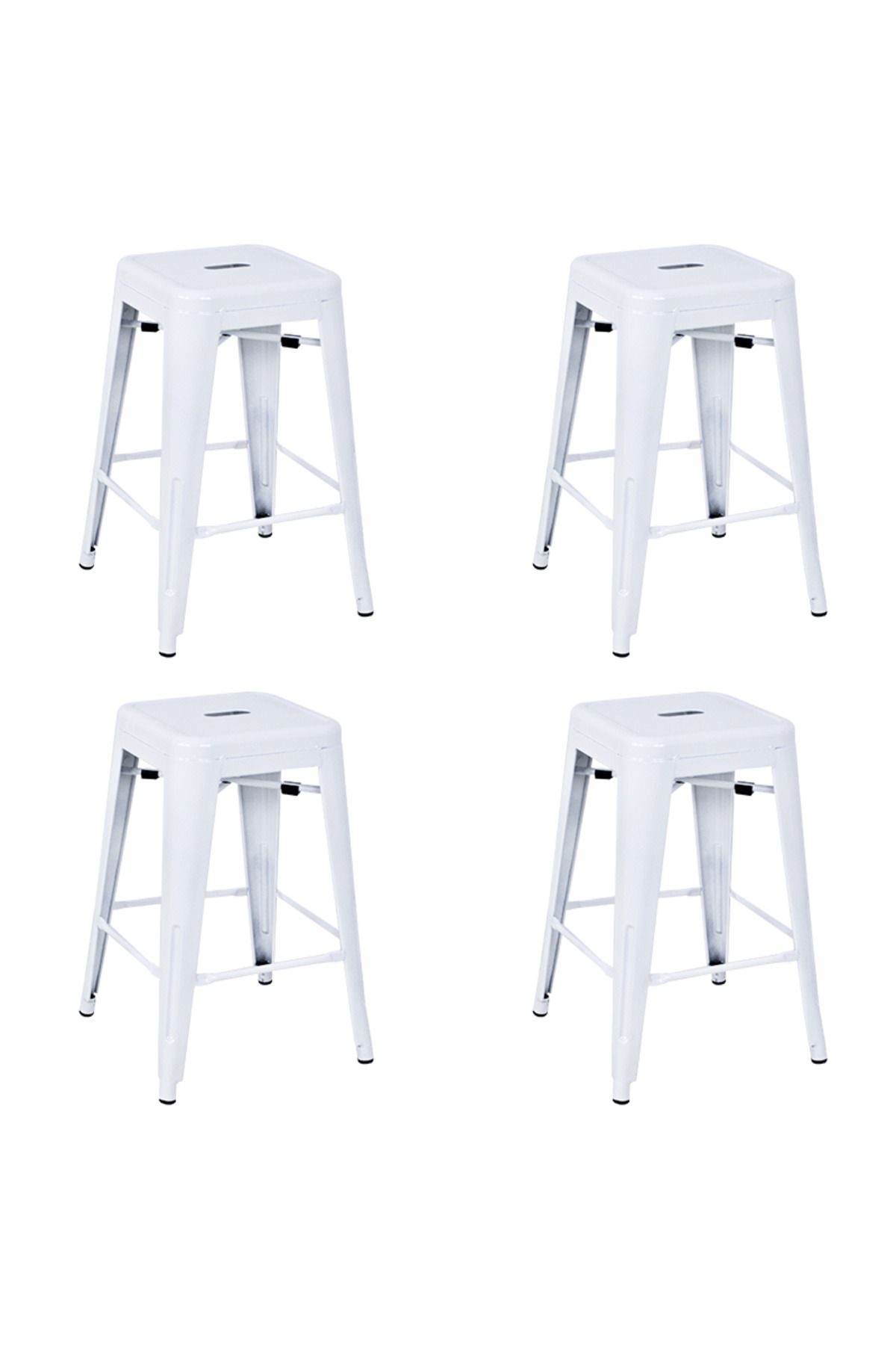 ChairLife Tolix Yüksek Metal Tabure (4 Adet)