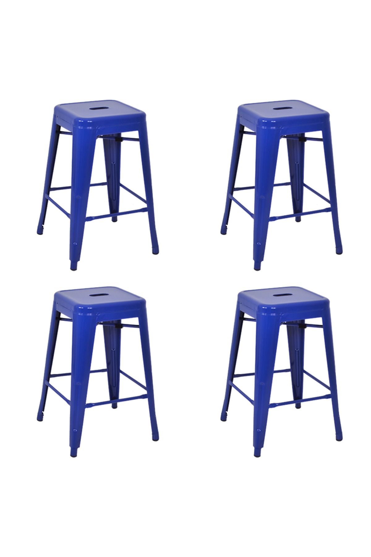 ChairLife Tolix Yüksek Metal Tabure (4 Adet)
