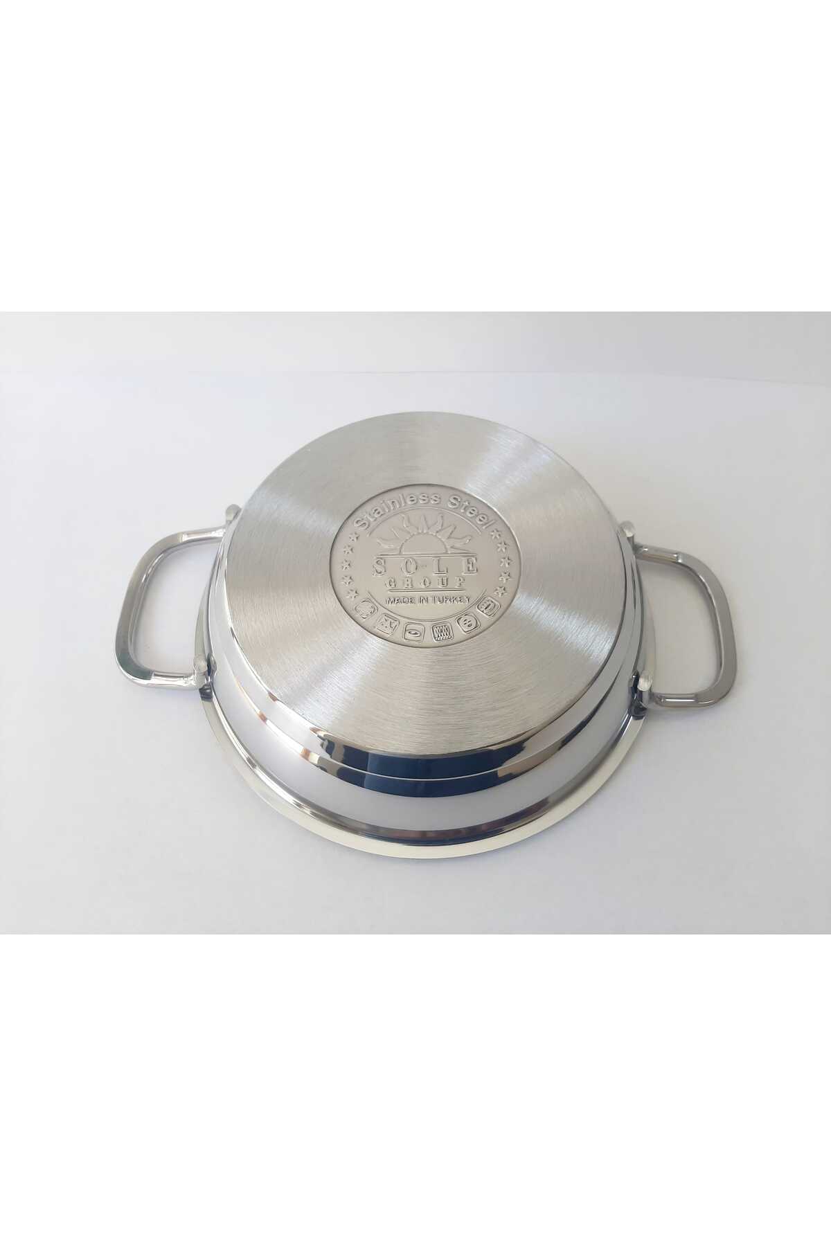 bir sürü eşya pak market 18 No Çelik Kapaksız Yumurta Sahanı