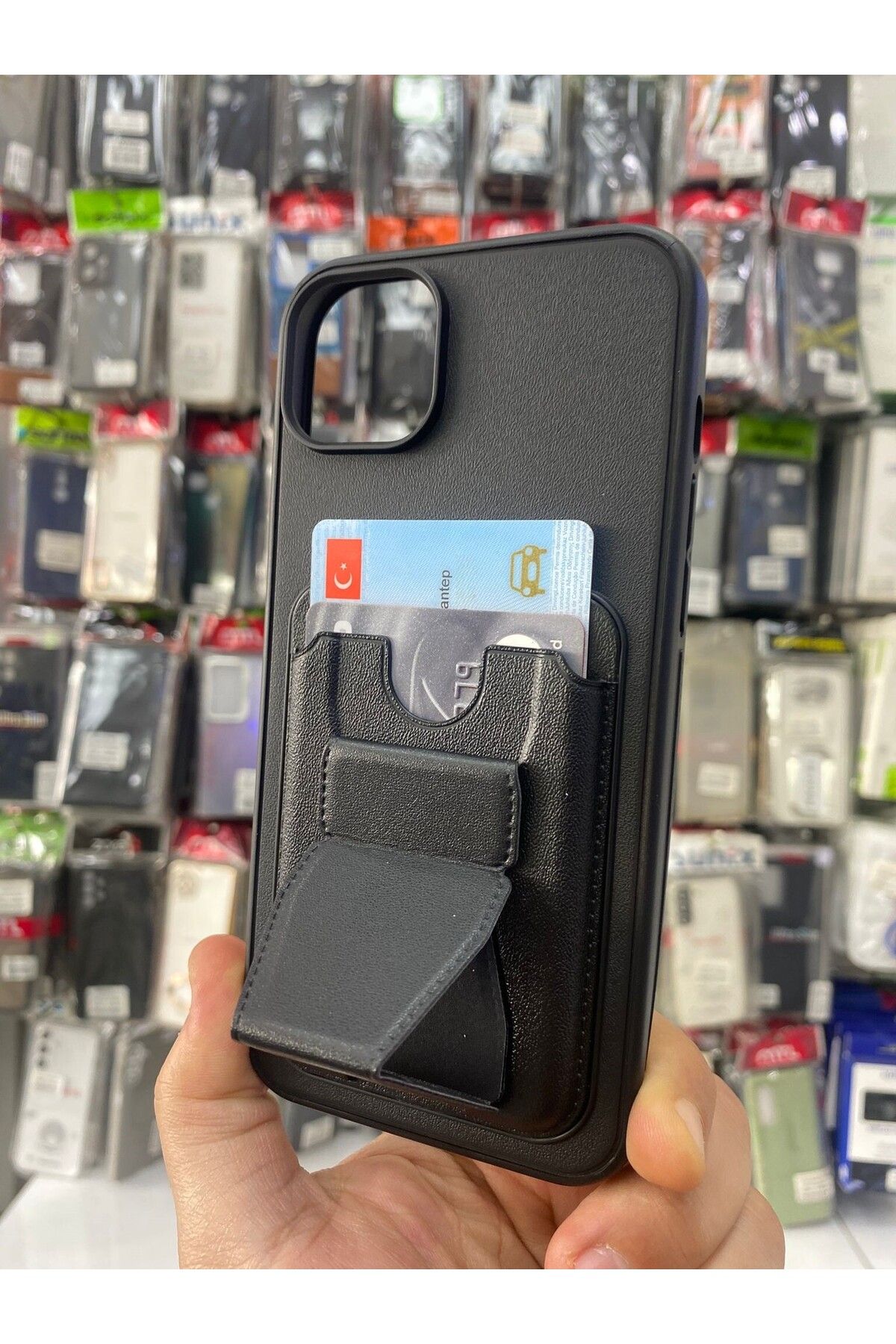 Soffany İPHONE 13 PRO DERİ KARTLIKLI KILIF