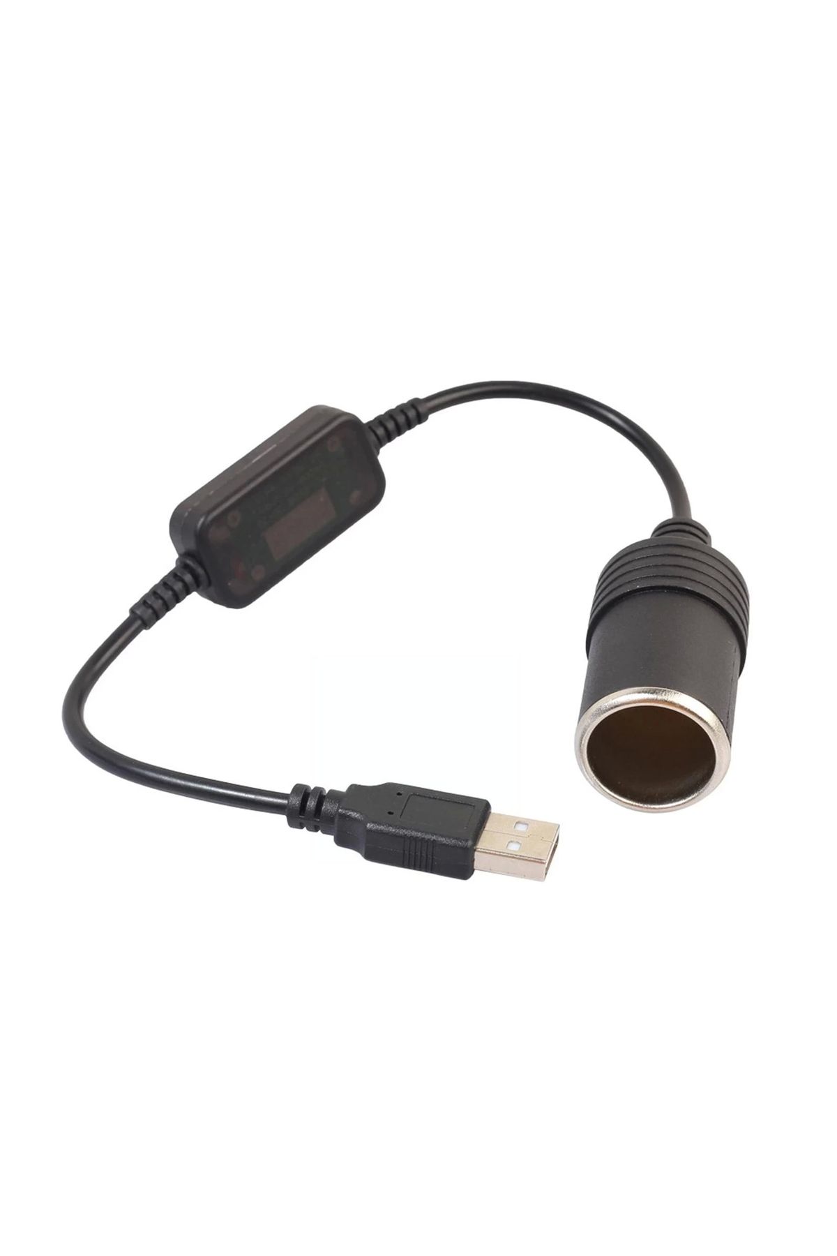 İnnMerry USB 2.0 5 VOLT - 2 AMPER TO 12 VOLT - 0.8 AMPER ÇAKMAK FİŞİ DİŞİ ÇEVİRİCİ (5047)
