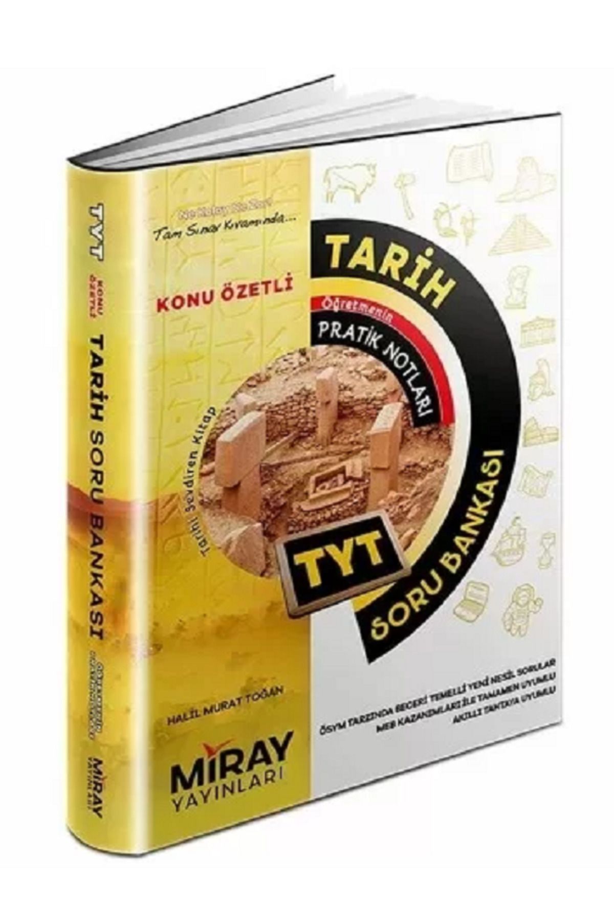 Evrensel İletişim Yayınları Miray Yay. TYT TARİH Soru Bankası / Öğretmenin Pratik Notları - Tamamı Video Çözümlü