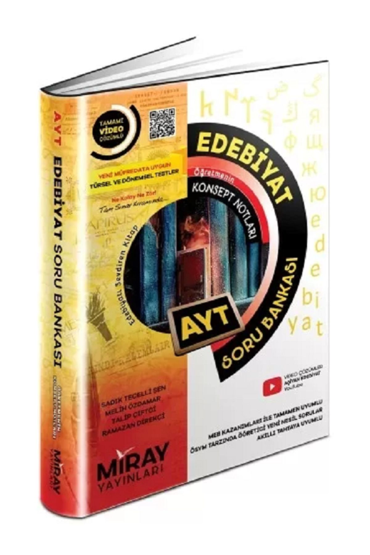 Evrensel İletişim Yayınları Miray Yay. AYT EDEBİYAT Soru Bankası / Öğretmenin Pratik Notları - Tamamı Video Çözümlü