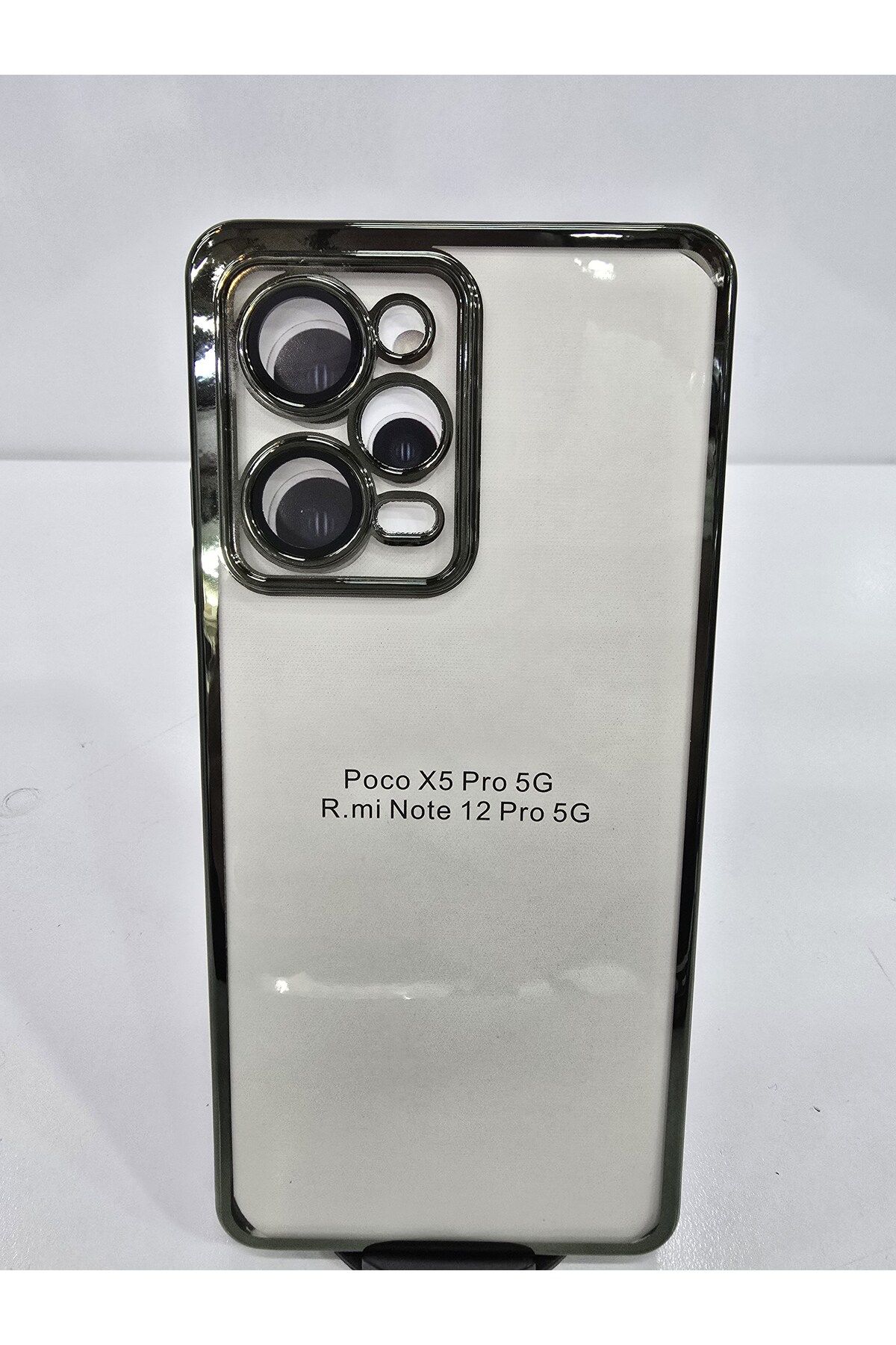 İnci Redmi note 12 pro 5G lansman kamera lens koruyuculu silikonlu telefon kılıfı