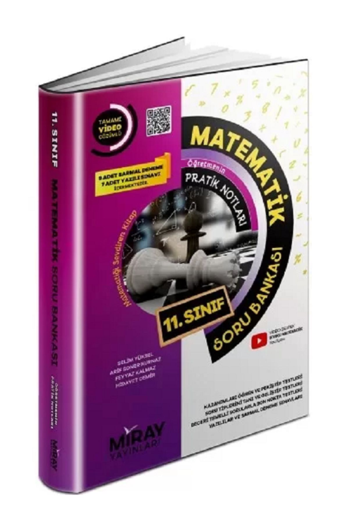 Evrensel İletişim Yayınları 11.Sınıf Miray Yay. Matematik Soru Bankası / Öğrenmenin Pratik Notları / Tamamı Video Çözümlü
