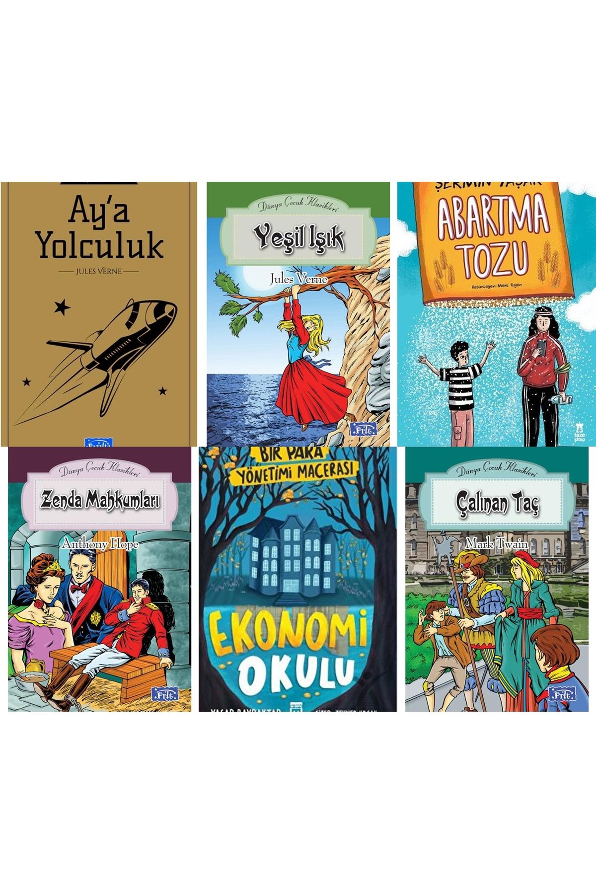 Parıltı Yayınları PARILTI YAYINLARI ŞERMİN YAŞAR ABARTMA TOZU AYA YOLCULUK YEŞİL IŞIK EKONEMİ OKULU