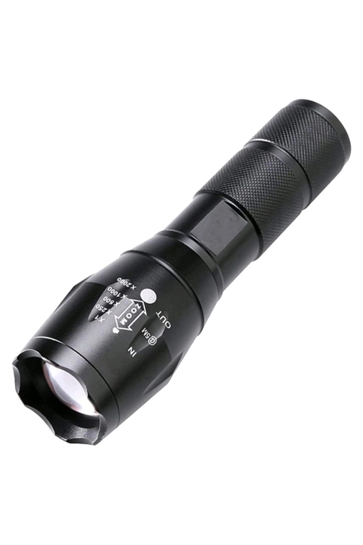 feifei Pm-14623 Pilli Zoomlu Flash Özellikli Power Ledli El Feneri