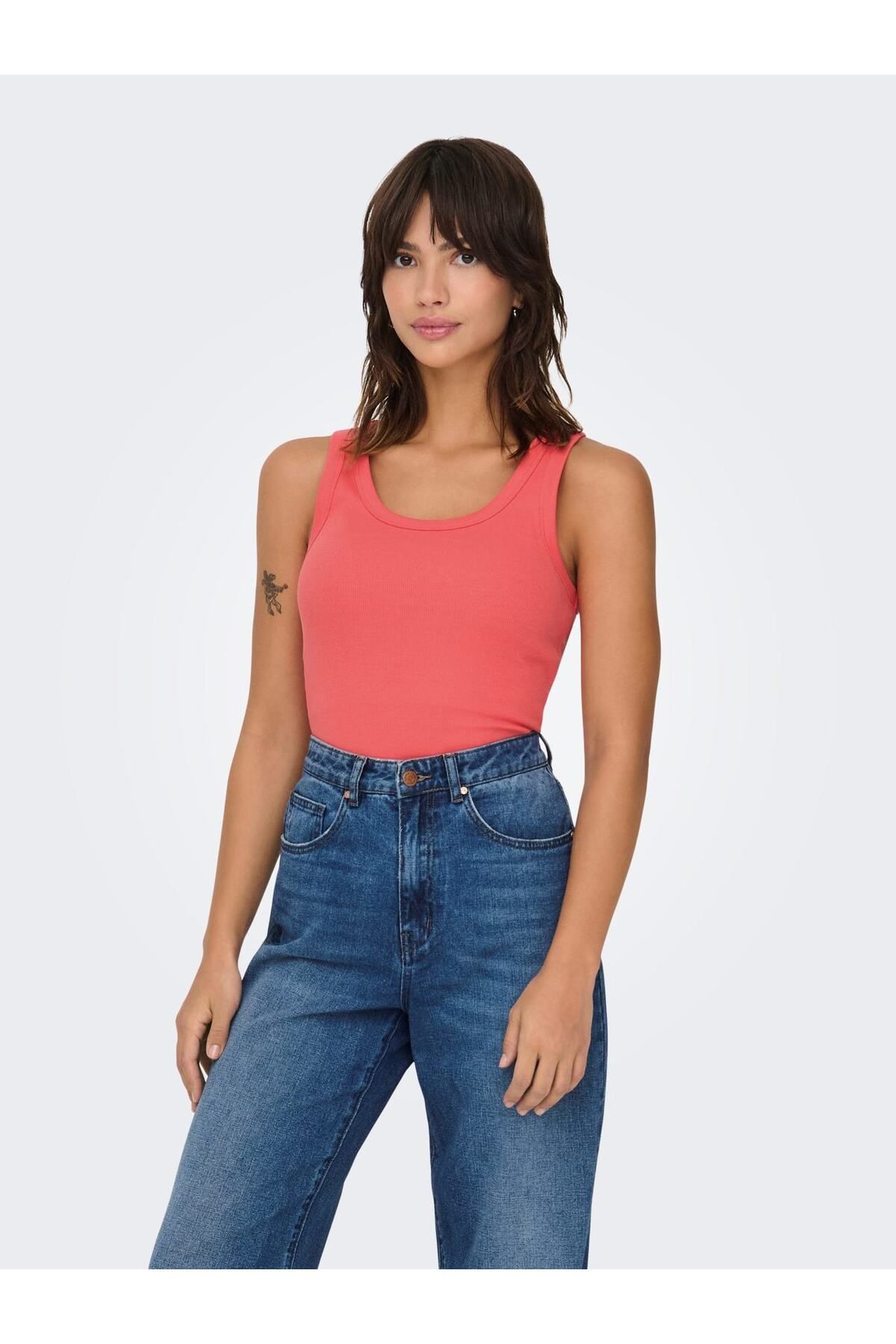ONLY Onleasy S/L Tank Top Jrs Kadın Askılı Bluz 15315571