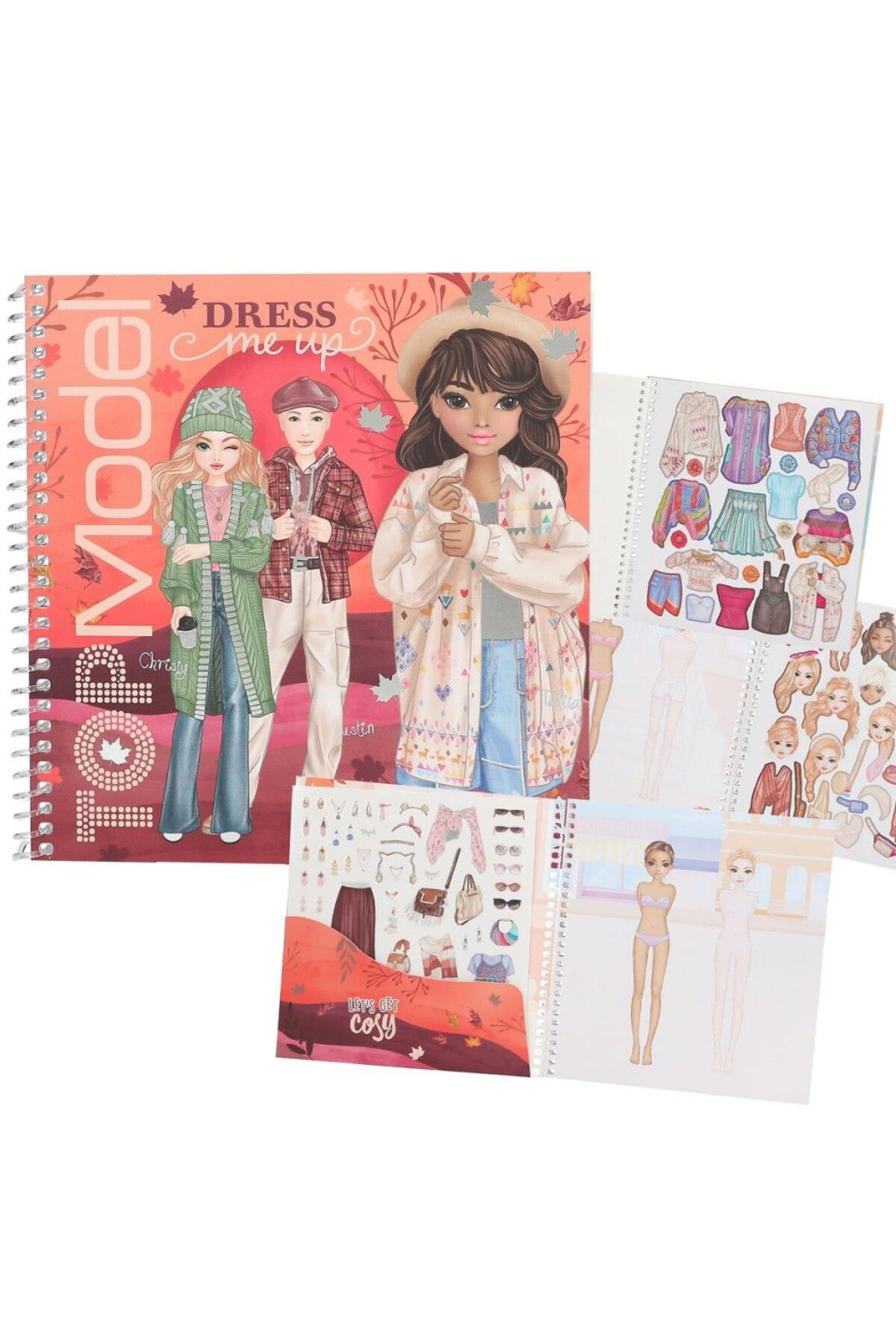Top Model Dress Me Sonbahar Kıyafet Çıkartma Defteri
