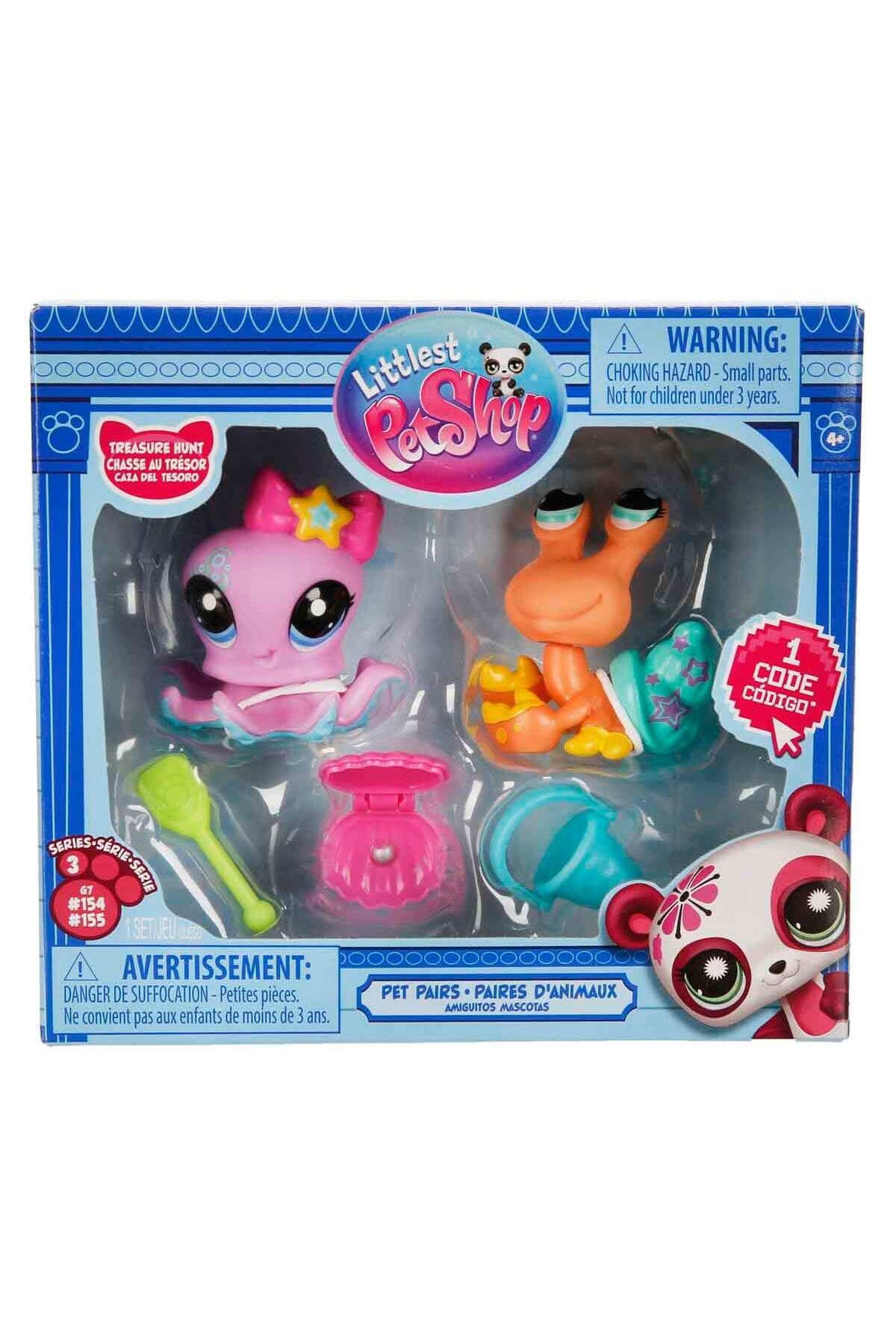Littlest Pet Shop Minişler 2’li Figür Seti S3 - Ahtapot Ve Hermit Yengeci