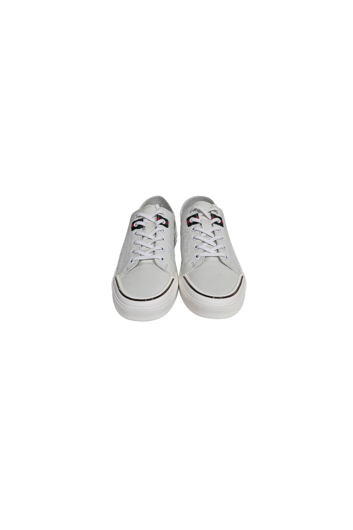 MARCOMEN Milano Beyaz Deri Fileli Erkek Sneaker