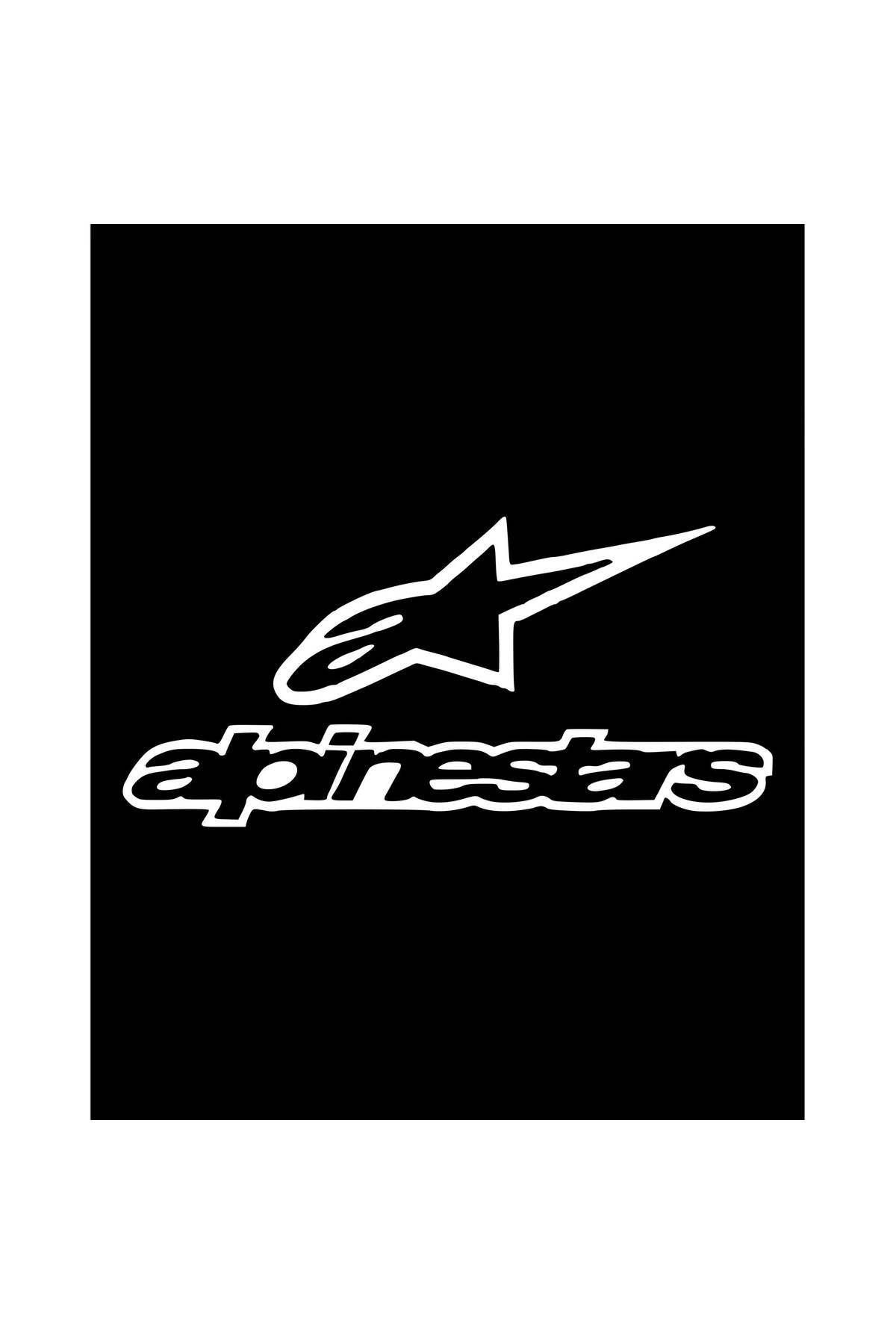 Z zepplin Alpinestars Logo Text Büyük Sırt Patch Yama