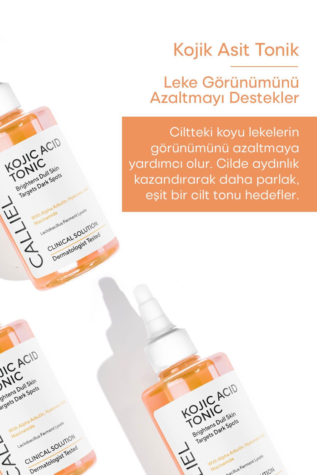 تونر ILLUMINATOR و ANTI BLACKHEAD COJIC ACID TONIC 200 میل CALLİEL