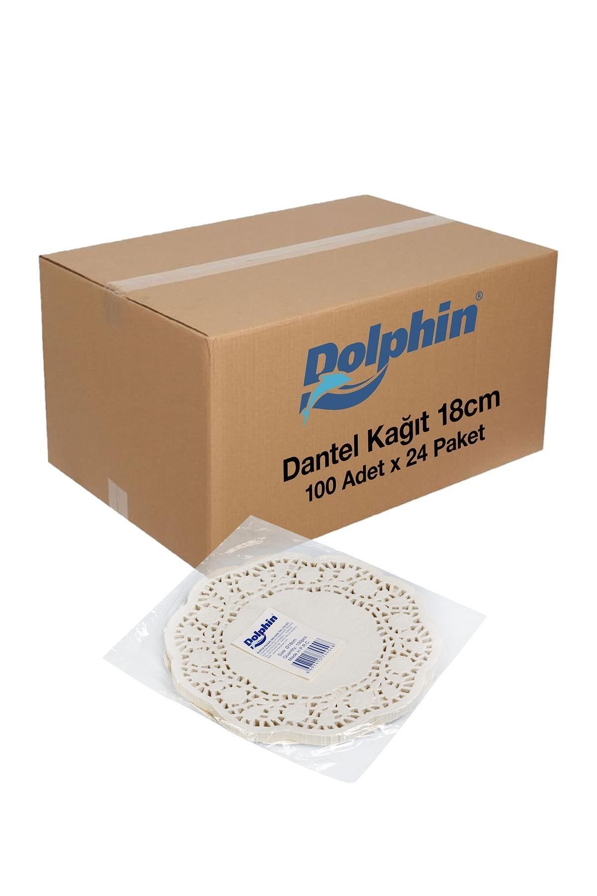 alsepeteavm Dolphin Dantel Kağıt 18cm 100 Adet X 24 Paket Koli